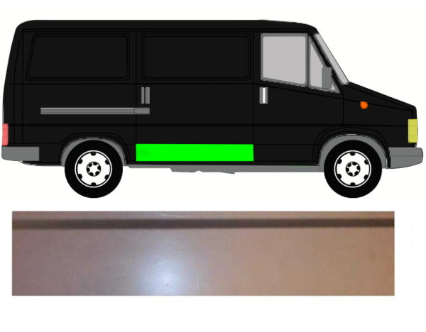 Schiebetür außen für Fiat Ducato 1981 - 1994 rechts